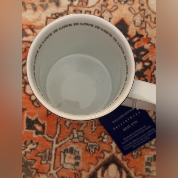 Set Of 4 Brand New W/ Original Tags ‘Love is Love’ Mugs Human Rights Campaign - Picture 15 of 16